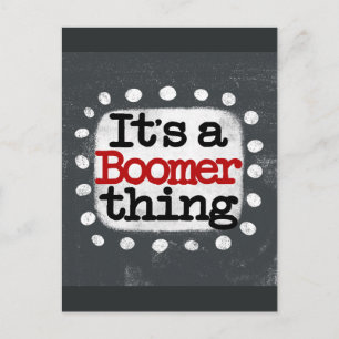 Es una postal para boomer