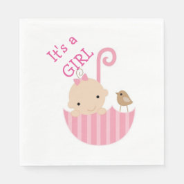 Es una servilleta de almuerzo Chica/White Standard