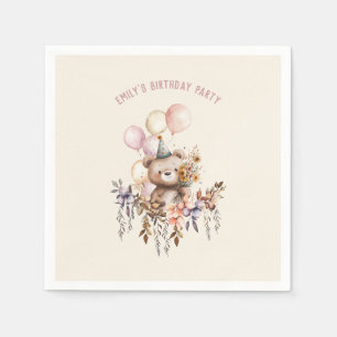 Es una servilleta de papel de cumpleaños especial