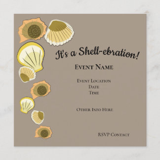 Es una Shell-ebración 5.25" x 5.25" Programa Plano