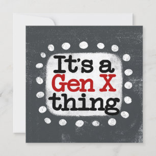 Es una tarjeta de felicitación general X