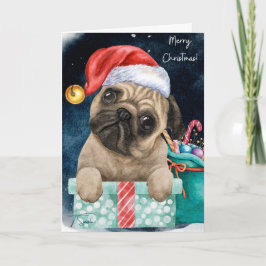 Es una tarjeta de felicitación para Navidades de l
