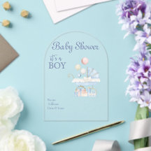 Es una tarjeta de invitación para Baby Shower 16