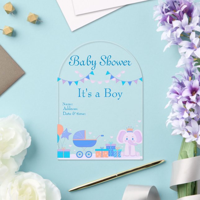 Es una tarjeta de invitación para Baby Shower 18 (Insitu (Boda))