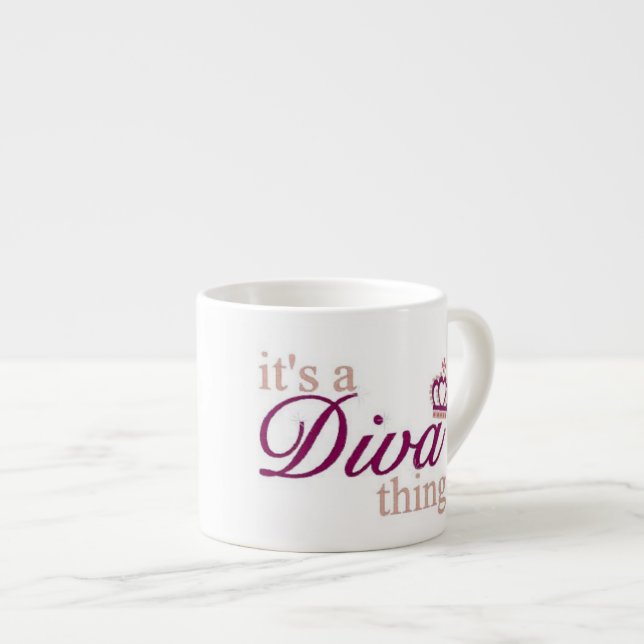 Es una taza de café de la cosa de la diva (Derecha)