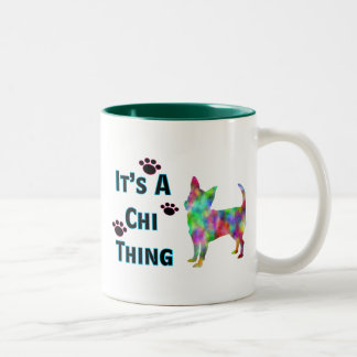 Es una taza de Chi Thing