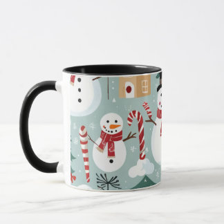 Es una taza de Navidad.