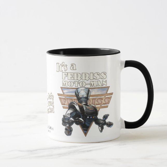 Es una taza del Moto-Man de Ferriss (Derecha)