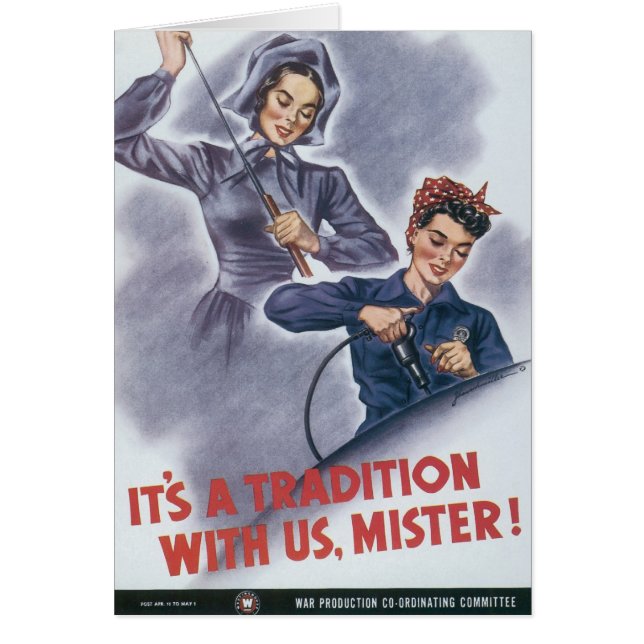 ¡Es una tradición con nosotros, señor! (Frente)