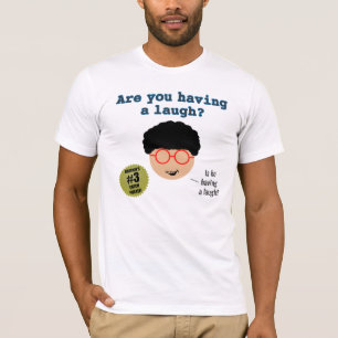 Es usted que tiene una camiseta de la risa
