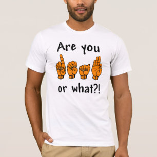 ¿Es usted sordo? Camiseta