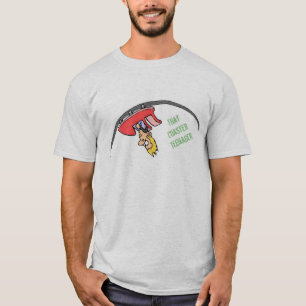 Esa camiseta del logotipo del adolescente del