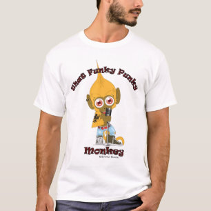 Esa camiseta enrrollada del mono del Punky