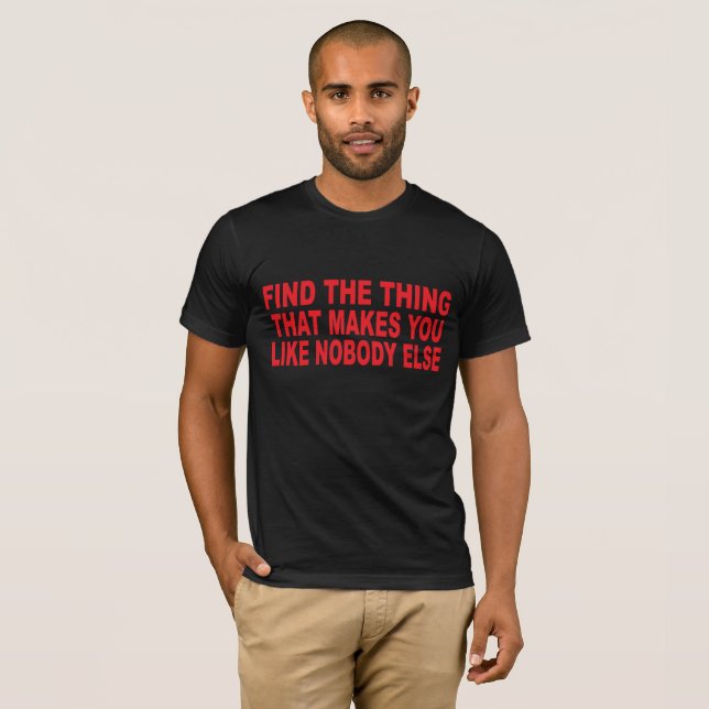 ESA COSA CAMISETA NEGRA (Anverso completo)