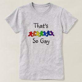 Ésa es camiseta tan gay del orgullo de LGBT