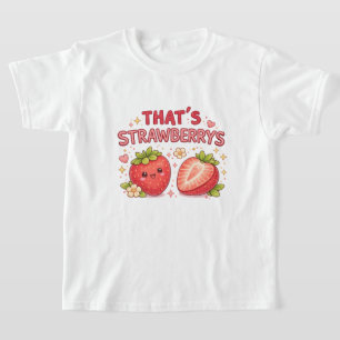 Esa es la camiseta de Strawberrys Cute Kids
