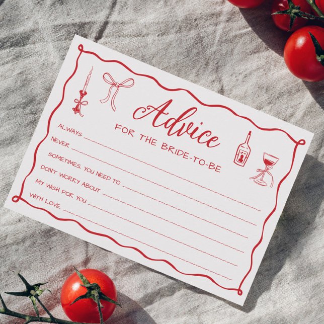 Esa es la tarjeta de consejo de ducha de novia Amo (Subido por el creador)