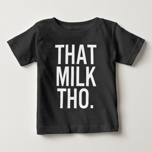Esa Leche Pues Camiseta de Bebé Negro (Anverso)
