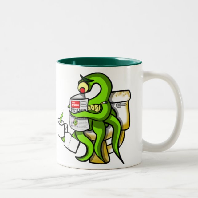 Esa taza de la cosa del horror (Derecha)