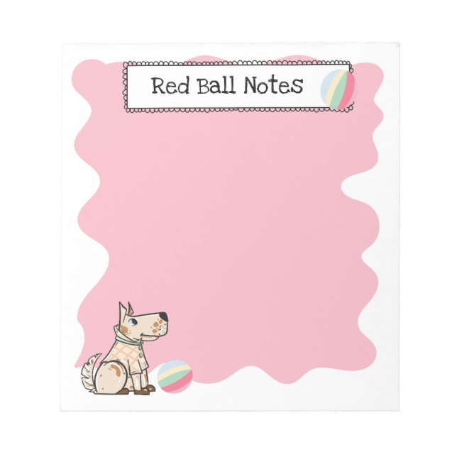 Esa vida de perro Cuaderno rojo pelota No (Frente)
