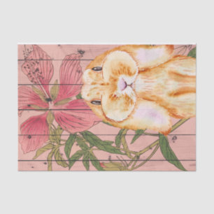 ¡¡Esas mejillas!! ¡Un conejo muy lindo! Papel de s