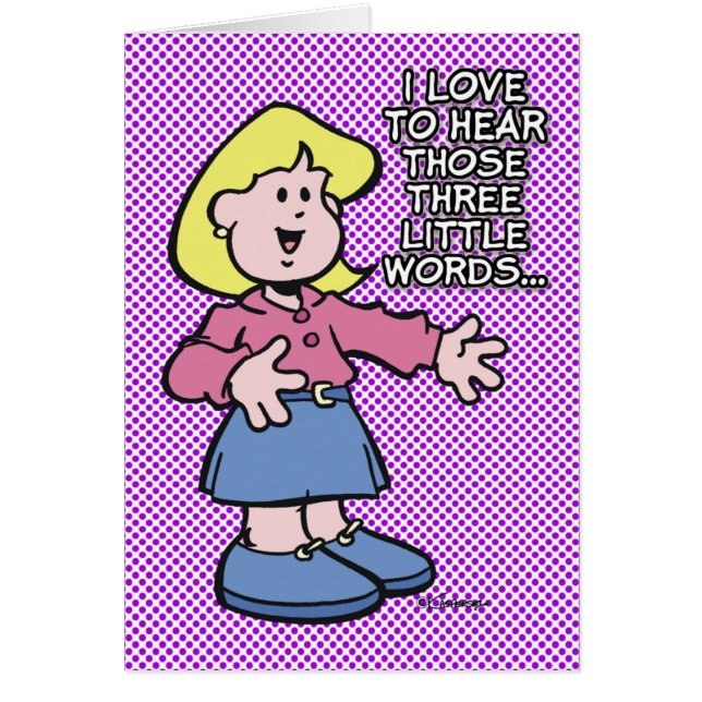 Esas Tres Pequeñas Palabras... (Frente)