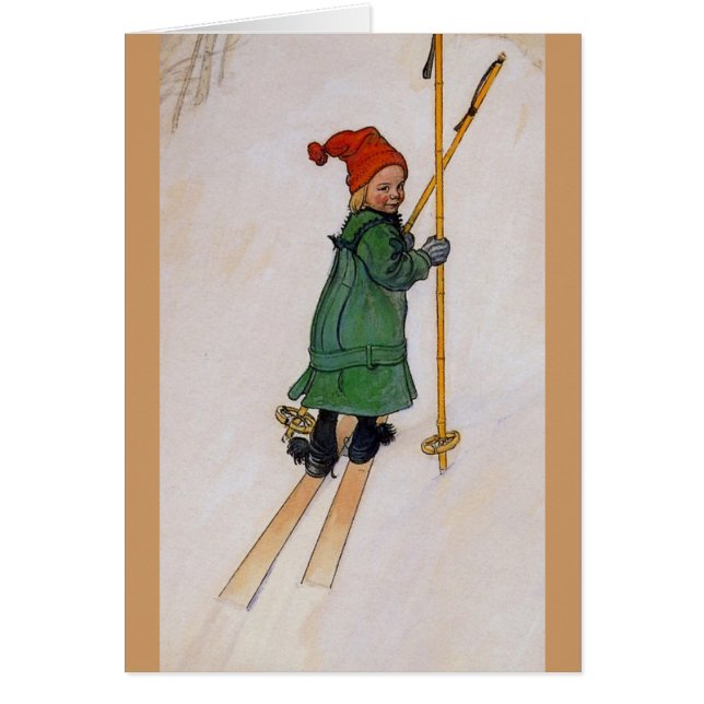 Esbjorn en Skis 1905 (Frente)