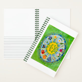 Esbozar y escribir la flor 2025 del diario mensual