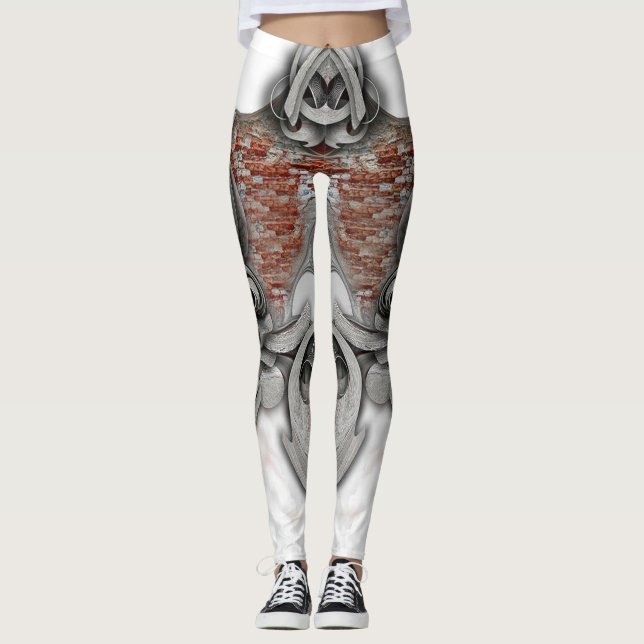 "Esbozo alto de sensación pura", leggings de mujer (Anverso)