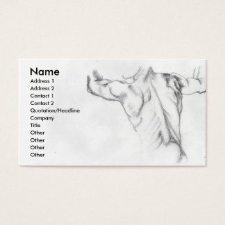 Esbozo artístico de un hombre de vuelta