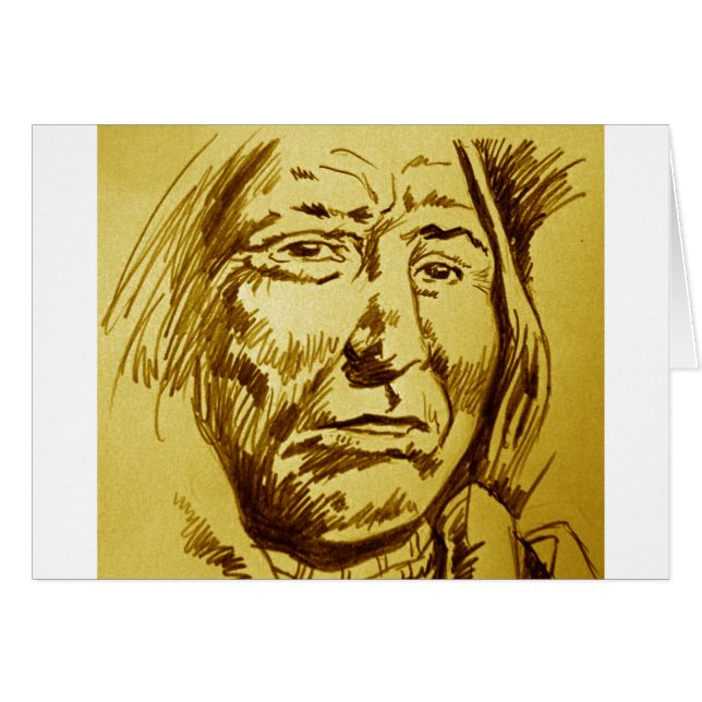Esbozo de lápiz principal indio (Anverso (Horizontal))