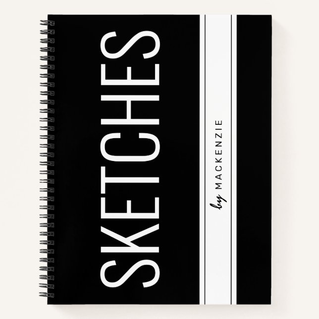 Esbozo de libro con nombre personalizado de título (Anverso)