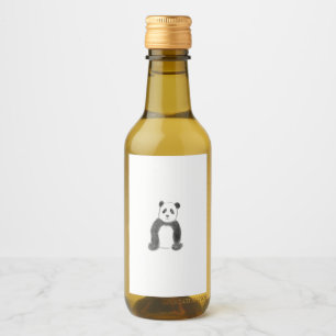 Esbozo de panda blanco y negro