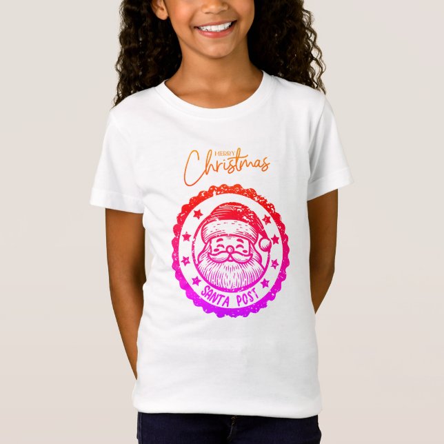 Esbozo de Santa Claus, camiseta navideña (Anverso)