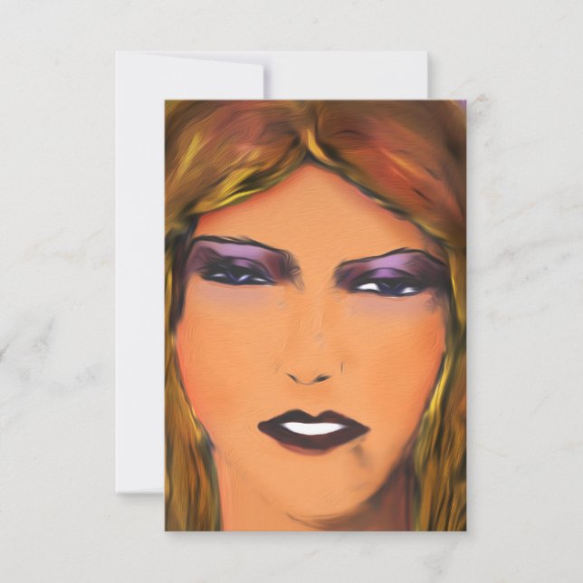 Esbozo de Sultry Woman (Anverso)