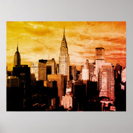 Esbozo de tinta del arte pop de Nueva York