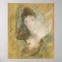 Esbozo de una mujer - Jean-Louis Forain Bella Arte