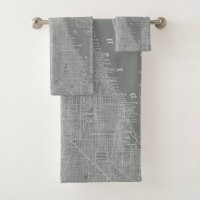 Esbozo del mapa de la ciudad de Chicago