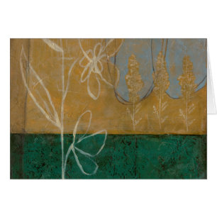 Esbozo floral con flores silvestres y plantas