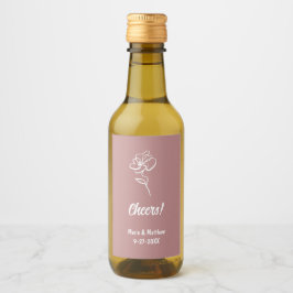 Esbozo floral Rosa clásico y elegante