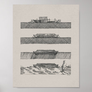 Esbozos árabes de Noé - Arte de la Biblia, Muro Ná