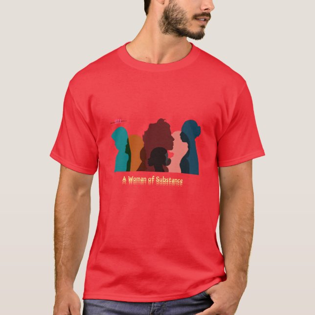 ESC - Camiseta de diseño #03 (Una mujer de sustanc (Anverso)
