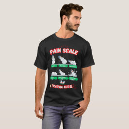 Escala de dolor Camisetas de enfermera con traumat