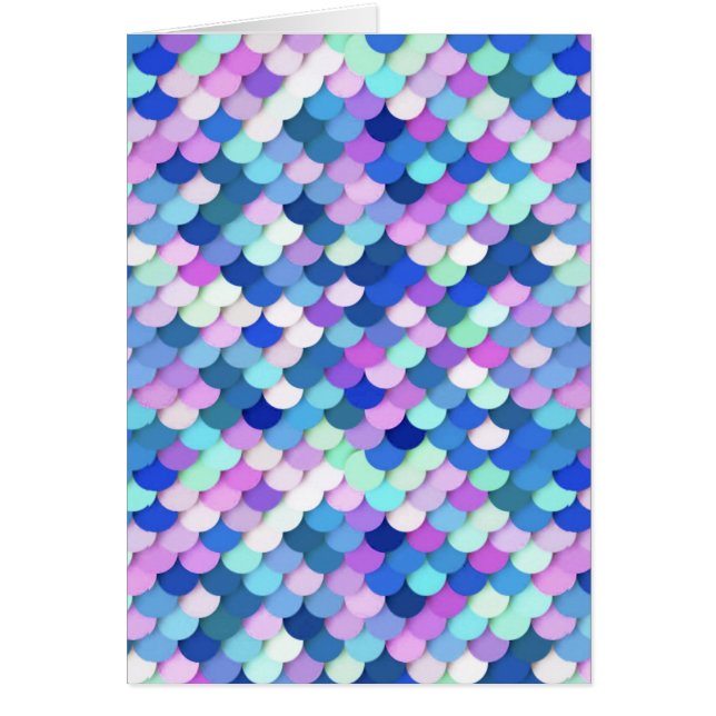 "Escala de dragón" - azul, orquídea y lavanda (Frente)