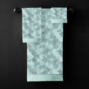 Escala de lujo de Sirena Mint Seafoam Green Aqua