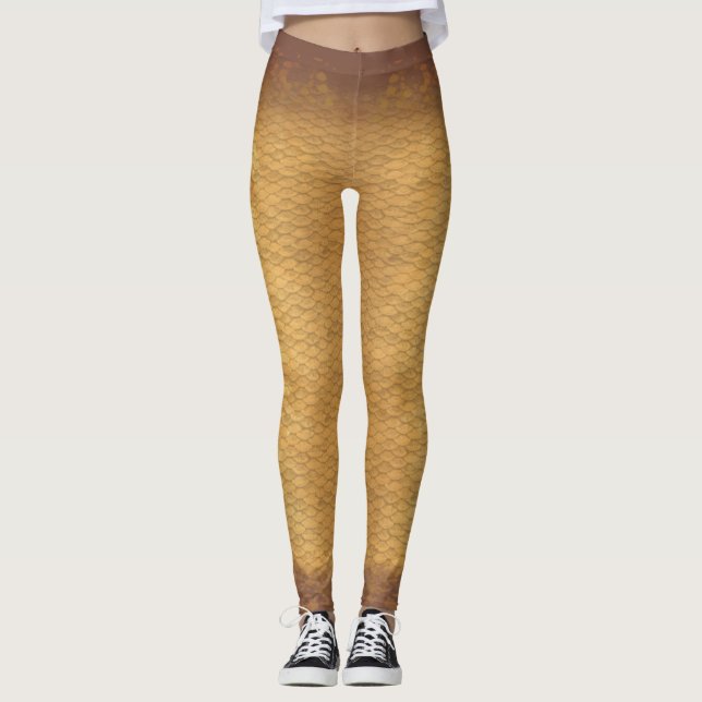 Escala de sirena cintura mezclada Leggings Aspen a (Anverso)