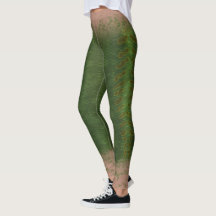 Escala de sirena cintura mezclada Leggings Kelp bo