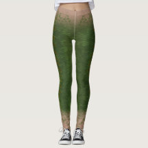 Escala de sirena cintura mezclada Leggings Kelp bo