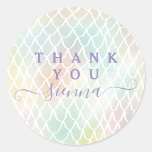 Escala de sirenas gracias pegatinas