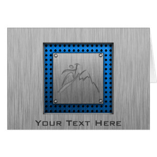 Escalada cepillada de la Metal-mirada